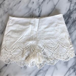 ModCloth Scallop Lace Shorts